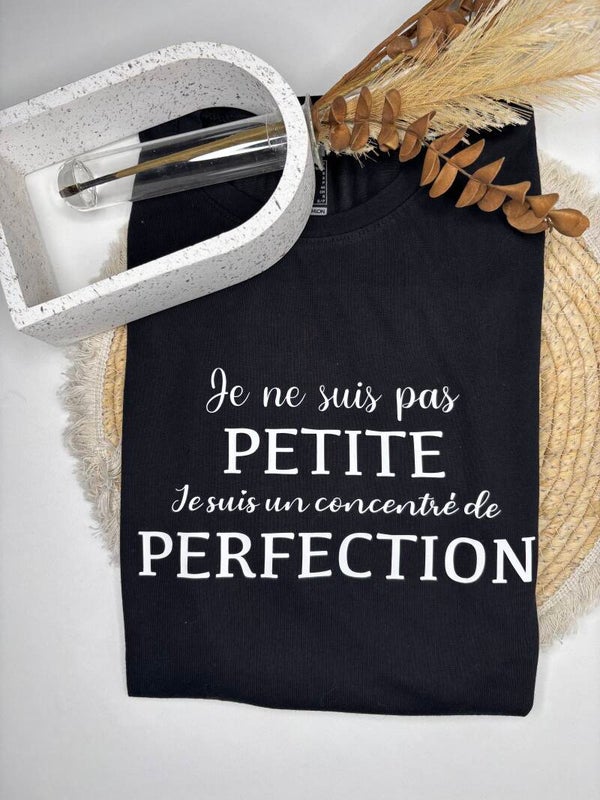 👕 Tee-shirt - Manches courtes - Col Rond - Je ne suis pas PETITE