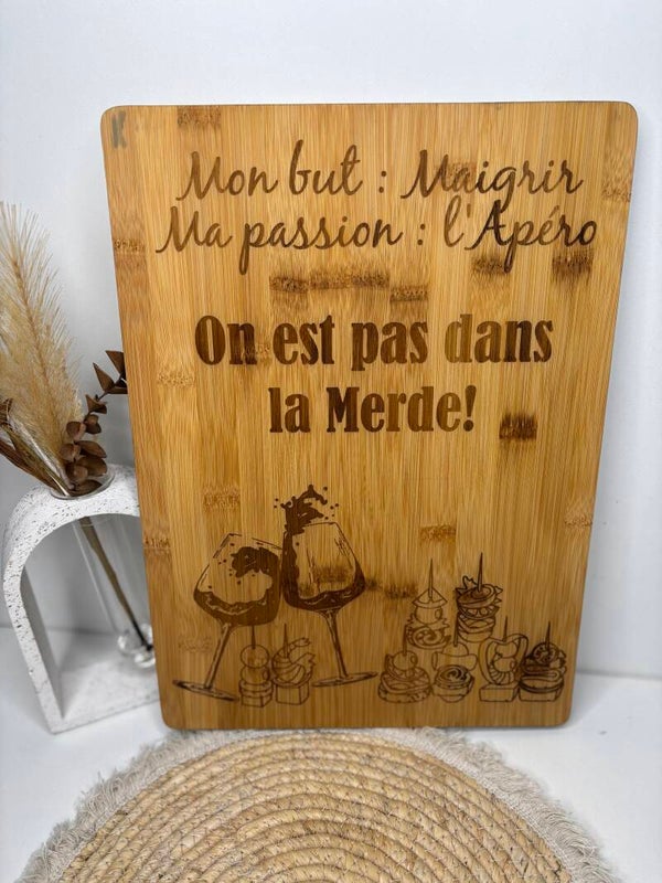 Planche à Découper - Haut de Gamme - On est pas dans la Merde