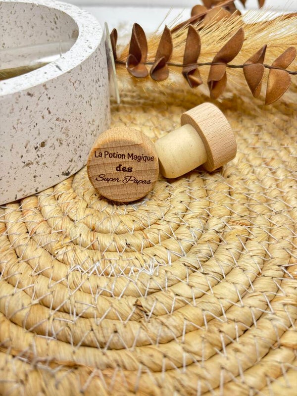 🍷 Bouchon en liège gravé