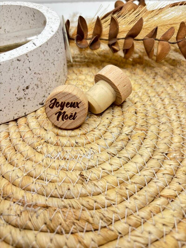 🍷 Bouchon en liège gravé