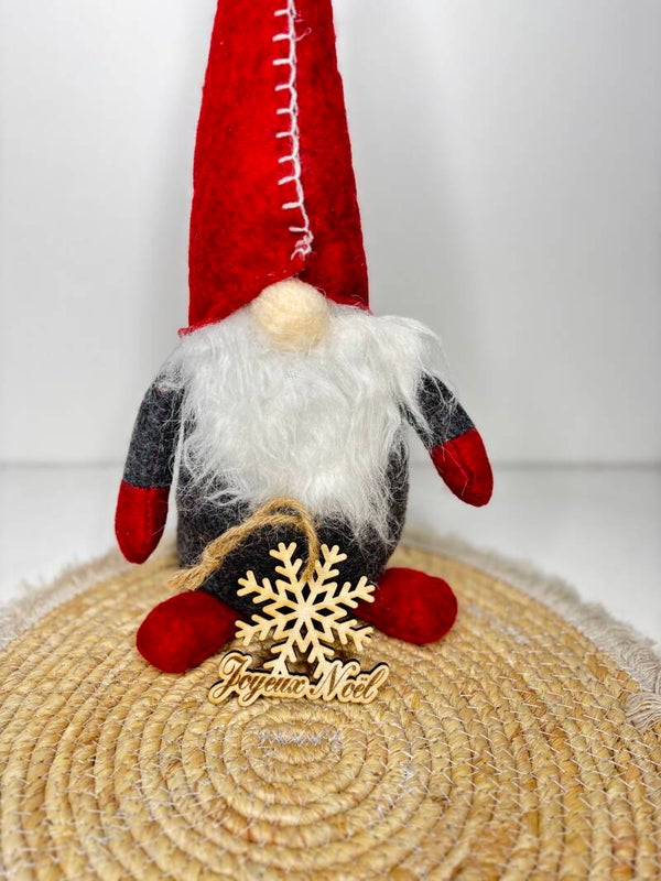 🎄 Boules de Noël en Bois - Joyeux Noël