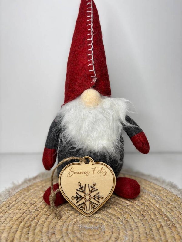 🎄 Boules de Noël en Bois - 3D - Bonnes Fêtes