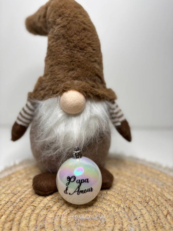🎄 Boules de Noël 6 cm - Papa D'amour