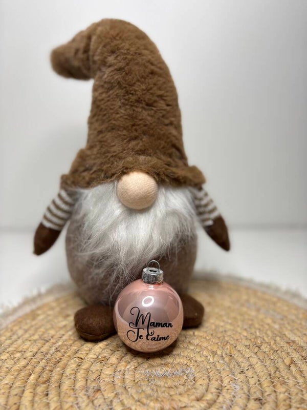 🎄 Boules de Noël 6 cm - Maman Je t'aime