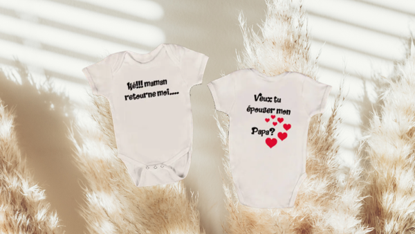 Body - Manches courtes - Demande en Mariage