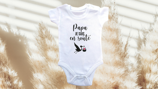 Body - Manches courtes - Annonce Grossesse