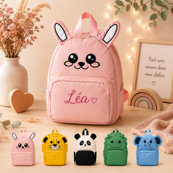 Sac à dos enfant personnalisé – Modèle Animaux