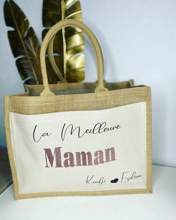 Sac toile de jute - Grand format