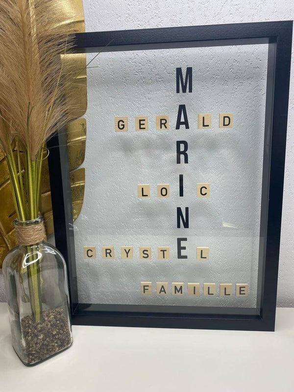 Cadre famille - 2 verres - Petit Format