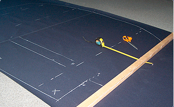 Patronen op zeildoek