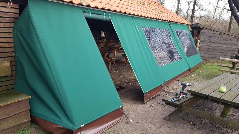 Zeilen voor kapschuur