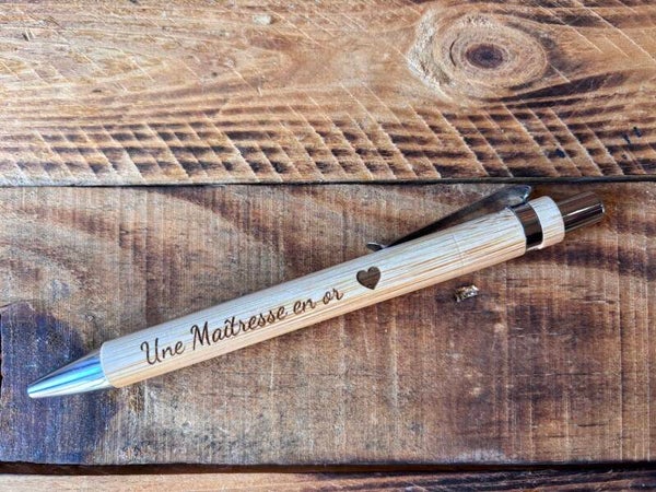 Stylo "Maîtresse en or"
