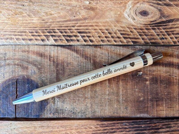 Stylo "Merci Maîtresse..."