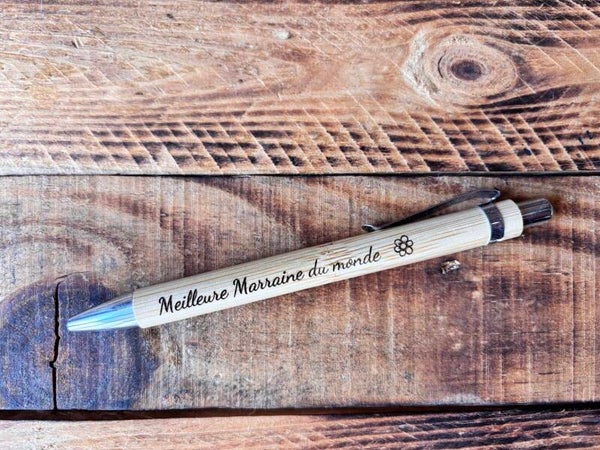 Stylo "Meilleure marraine du monde"