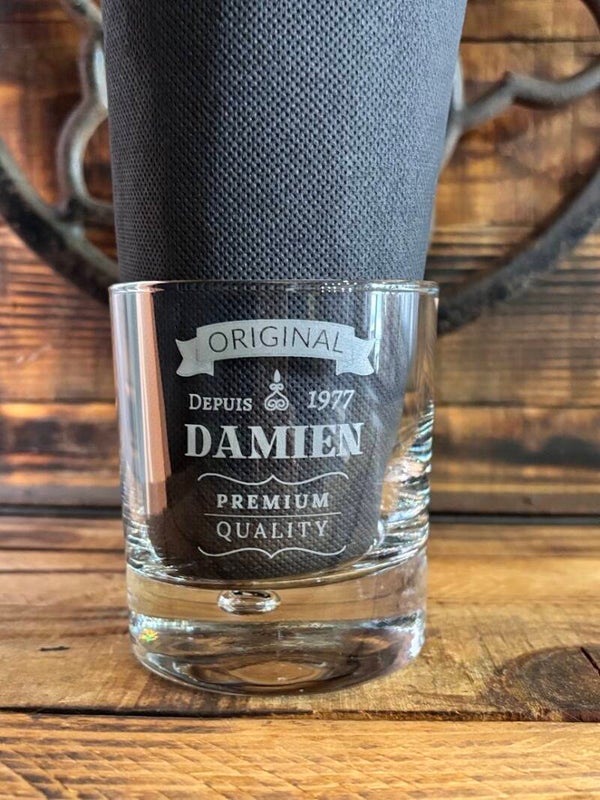 Verre à Whisky à personnaliser