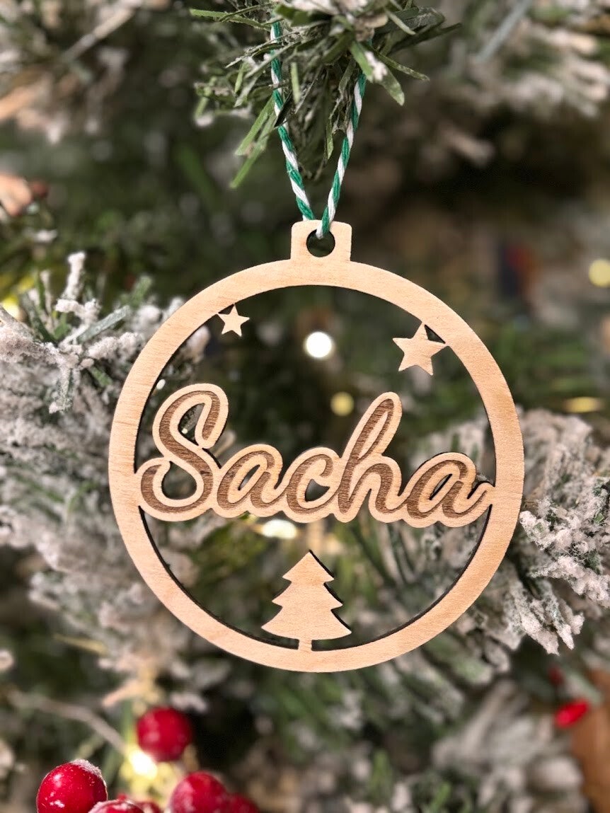 Boule de Noël personnalisée