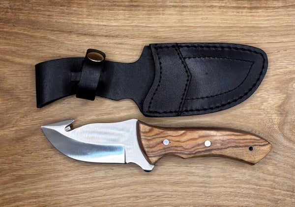 Couteau à dépecer 21 cm Lame fixe avec étui