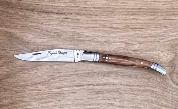 Couteau Laguiole Bougna 12 cm en Teck