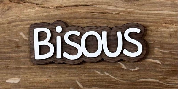 Magnet mot "Bisous"