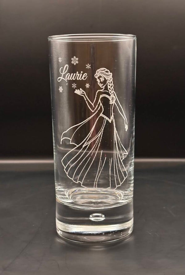 Verre à cocktail "Reine des Neiges" à personnaliser