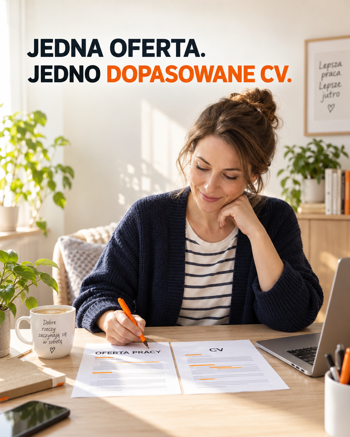 wysyłamy jedno cv w odpowiedzi na jedną ofertę pracy