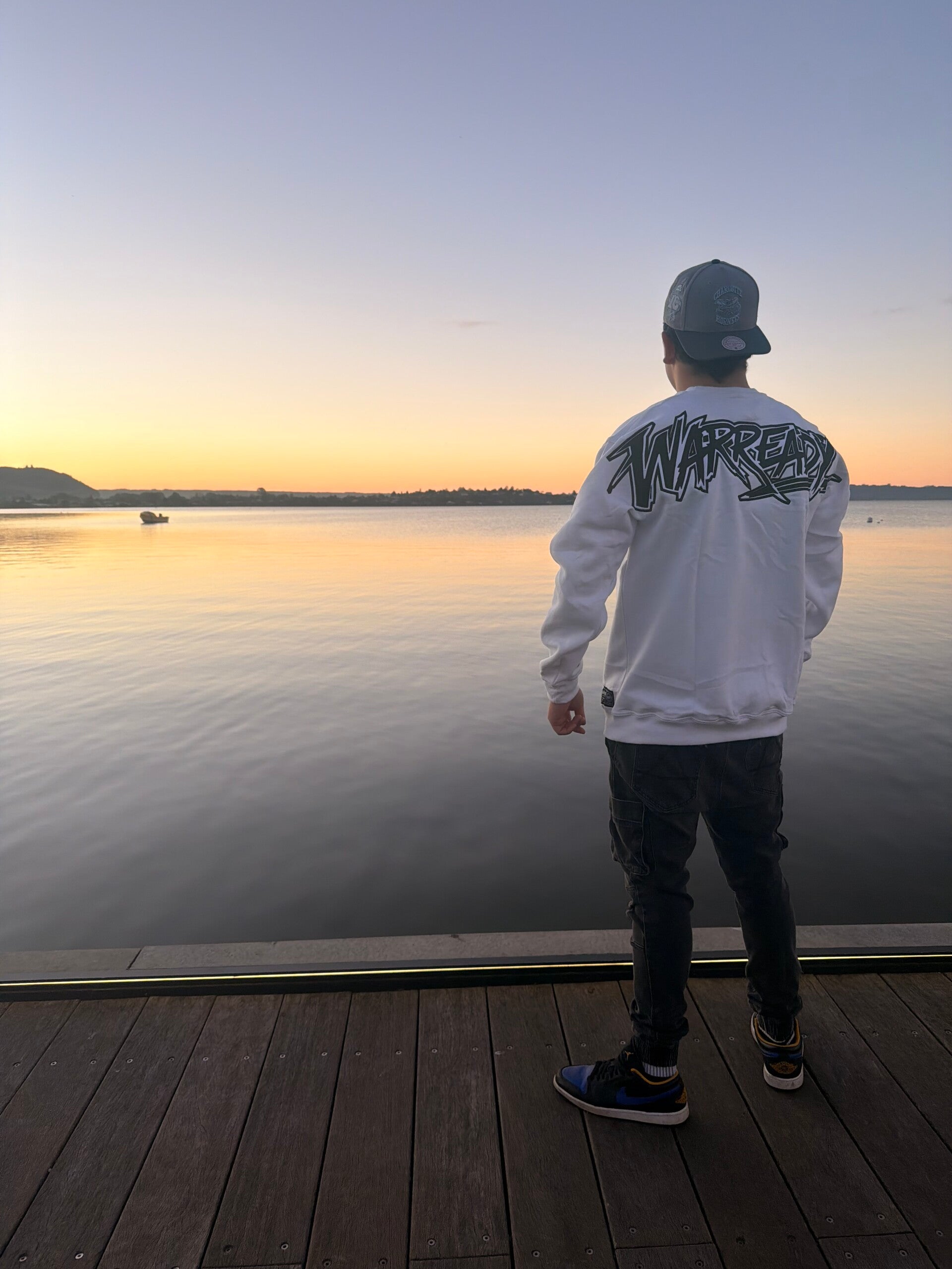 PRE- ORDER l WARREADY White Premium Crewneck