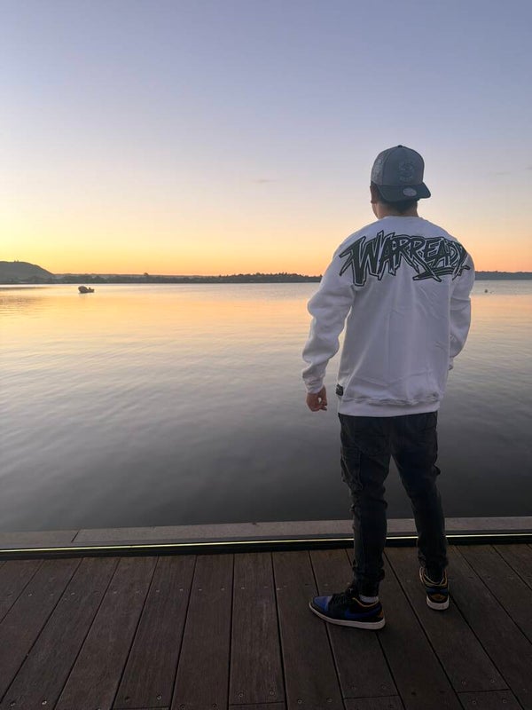 PRE- ORDER l WARREADY White Premium Crewneck