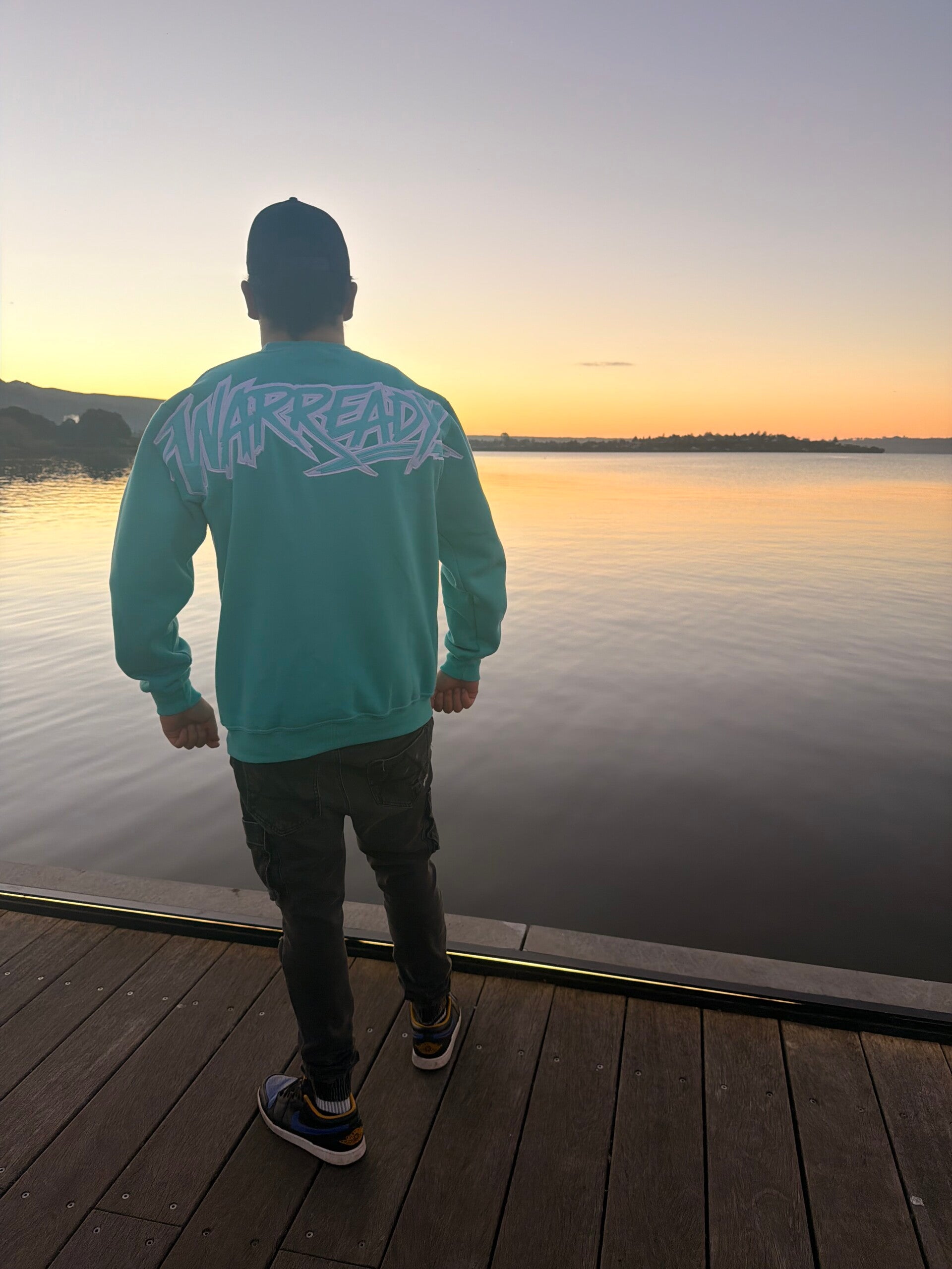 PRE ORDER l WARREADY  Teal Premium Crewneck