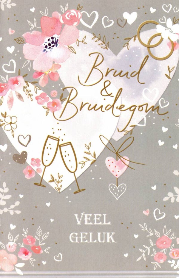 Bruid en bruidegom Veel geluk (LC 7 220)