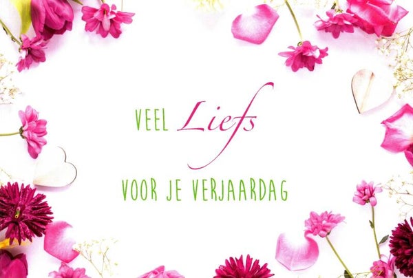 Veel liefs op je verjaardag (R 8464)
