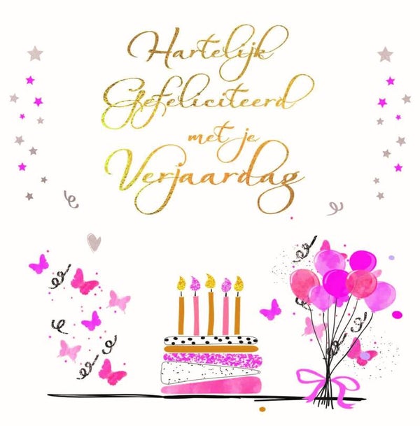 Hartelijk Gefeliciteerd met je Verjaardag (Bliss 028 ES248)