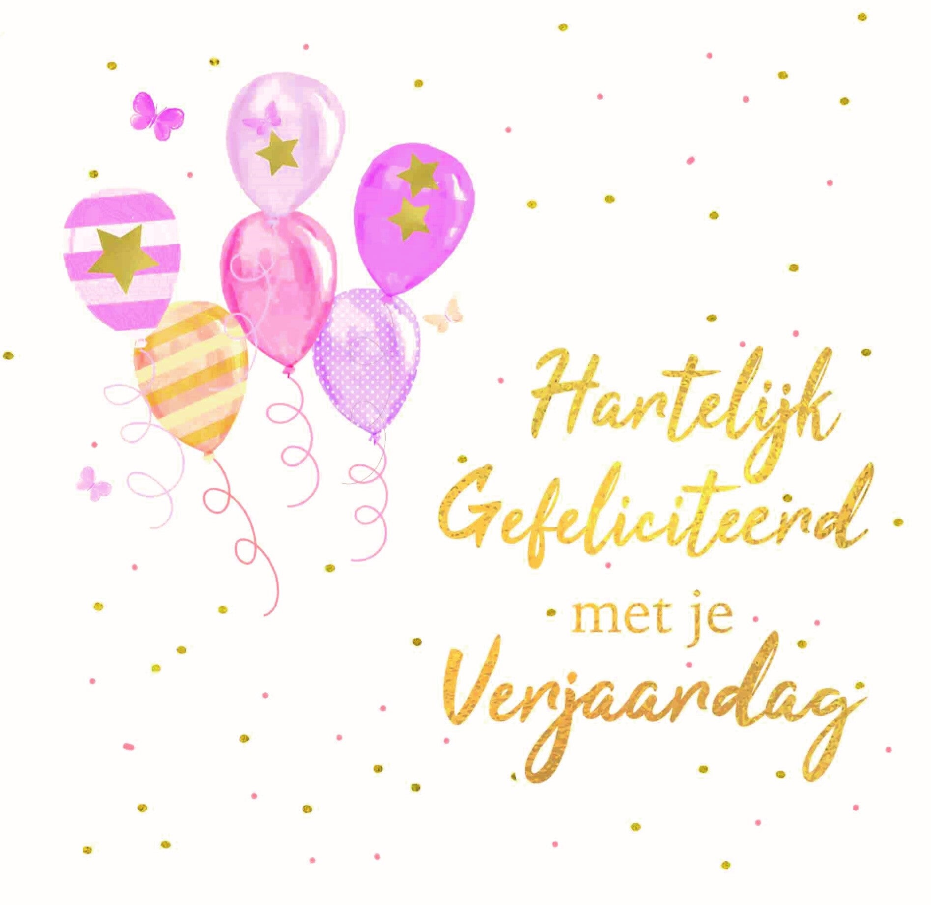 Hartelijk Gefeliciteerd met je verjaardag (Bliss 037 B100)