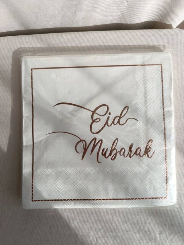 Serviettes en papier EID MUBARAK