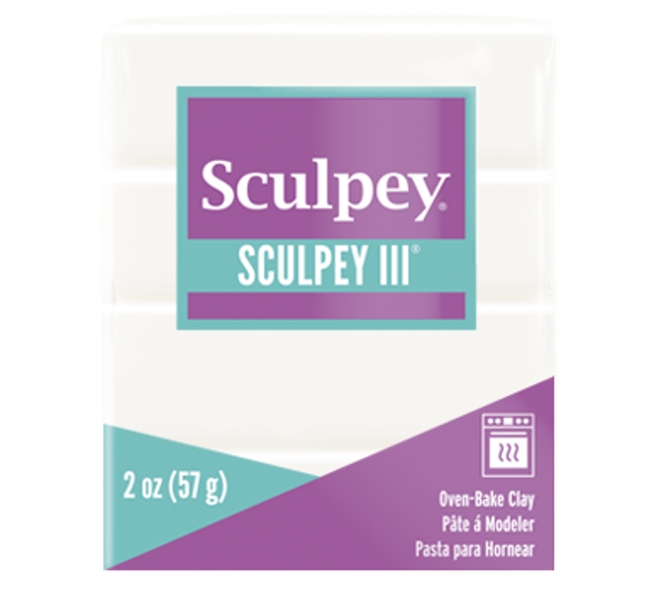 Sculpey III -- White (001)