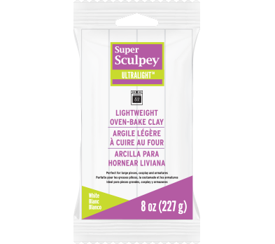 Super Sculpey Ultra Light  white 226 g ( LW2001)