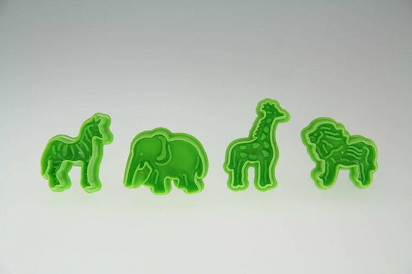 Plunger Cutters [Elephant Lion Zebra Giraffe (35005MC)