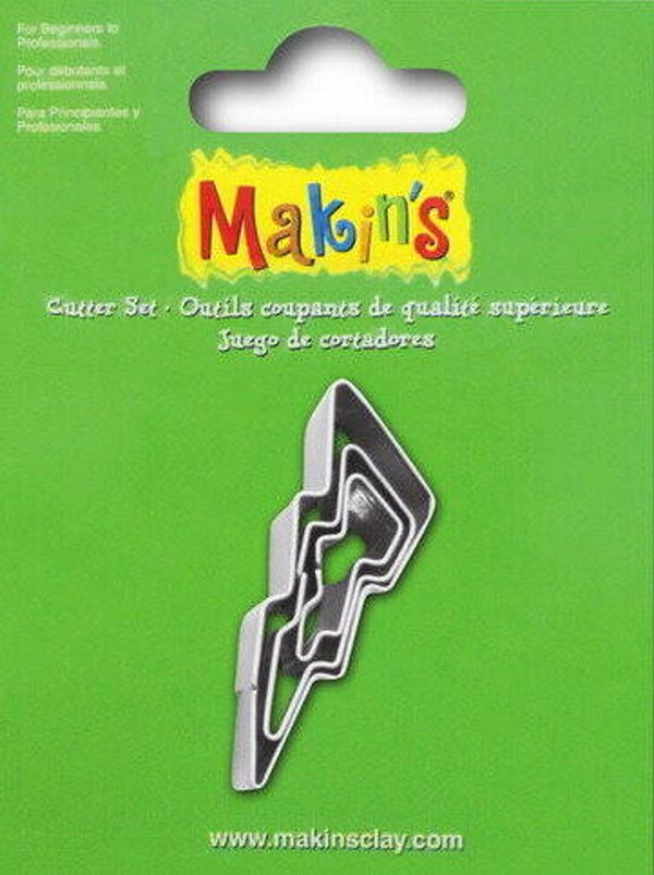 Stainless Steel Cutter Lightning bold 3 PC Set (36034MC)