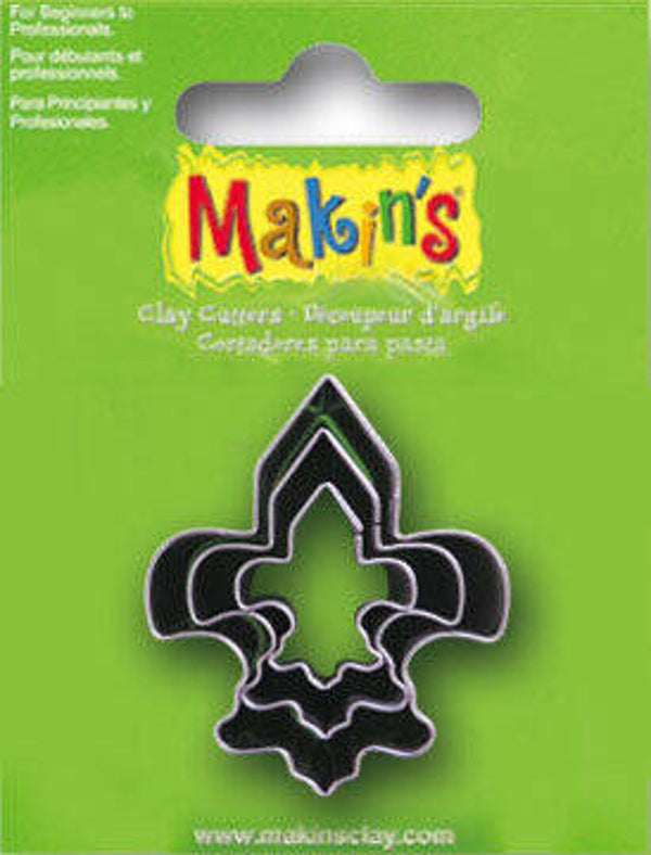 Stainless Steel Cutter Fleur De Lis 3 PC Set (36040MC)