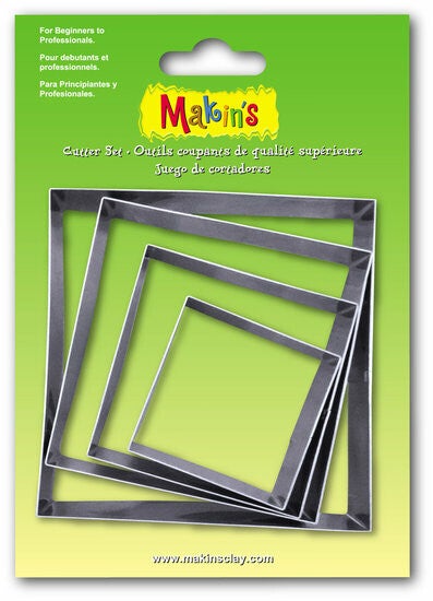 Stainless Steel Cutter Square 4 PC Set (36502MC)