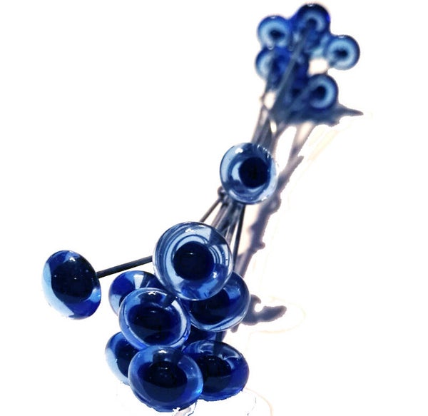 Glazen ogenpaar Blauw