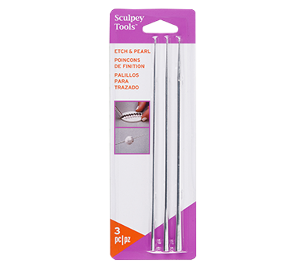Sculpey Etch 'n Pearl Tool Set, set of 3 (ASETPL)