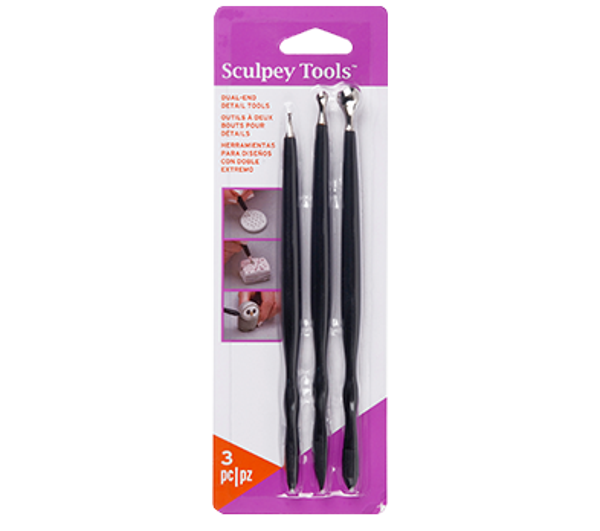 Sculpey Dual End Tools, set of 3 (ASSD01)