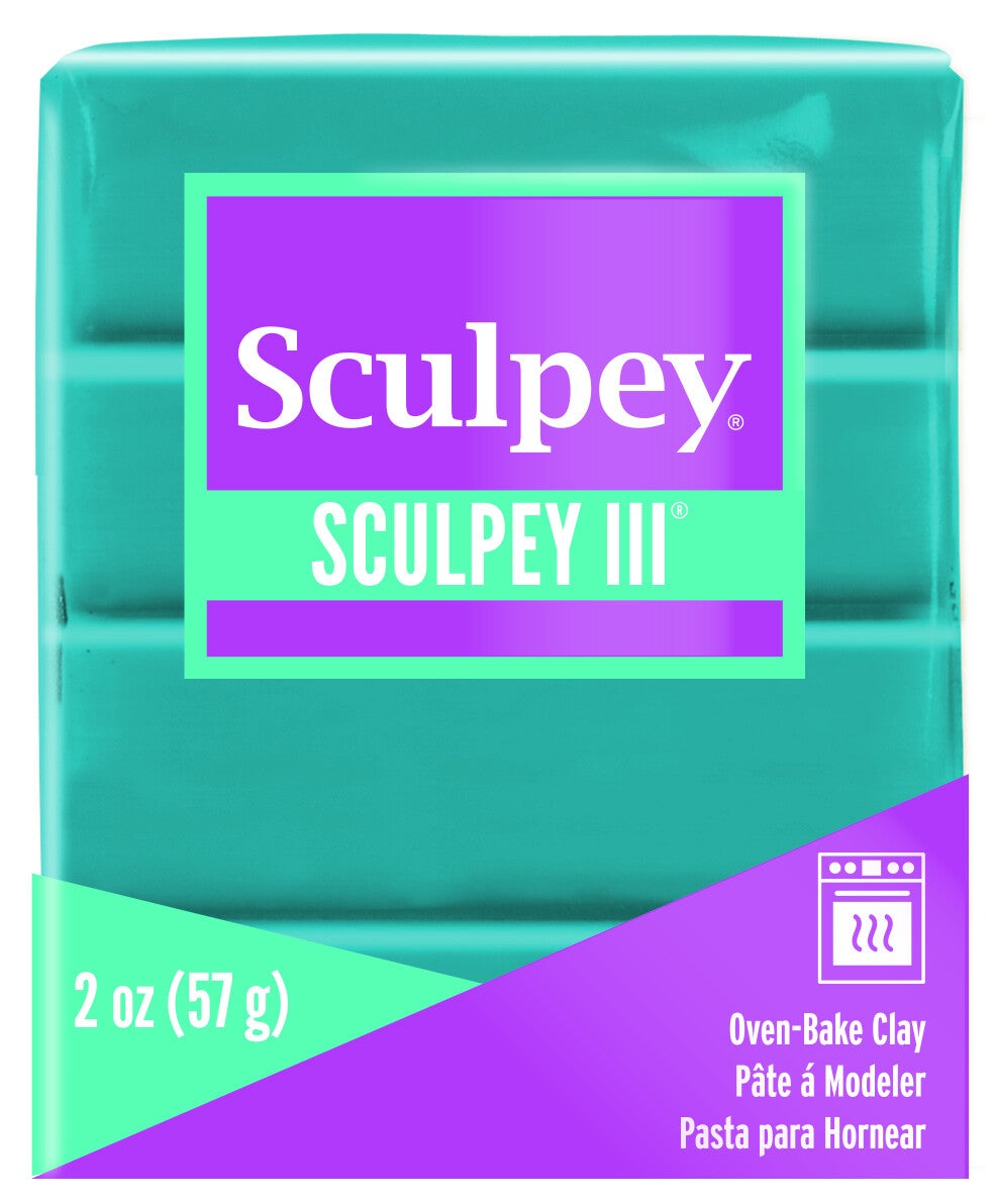 Sculpey III -- Teal Pearl (1139)