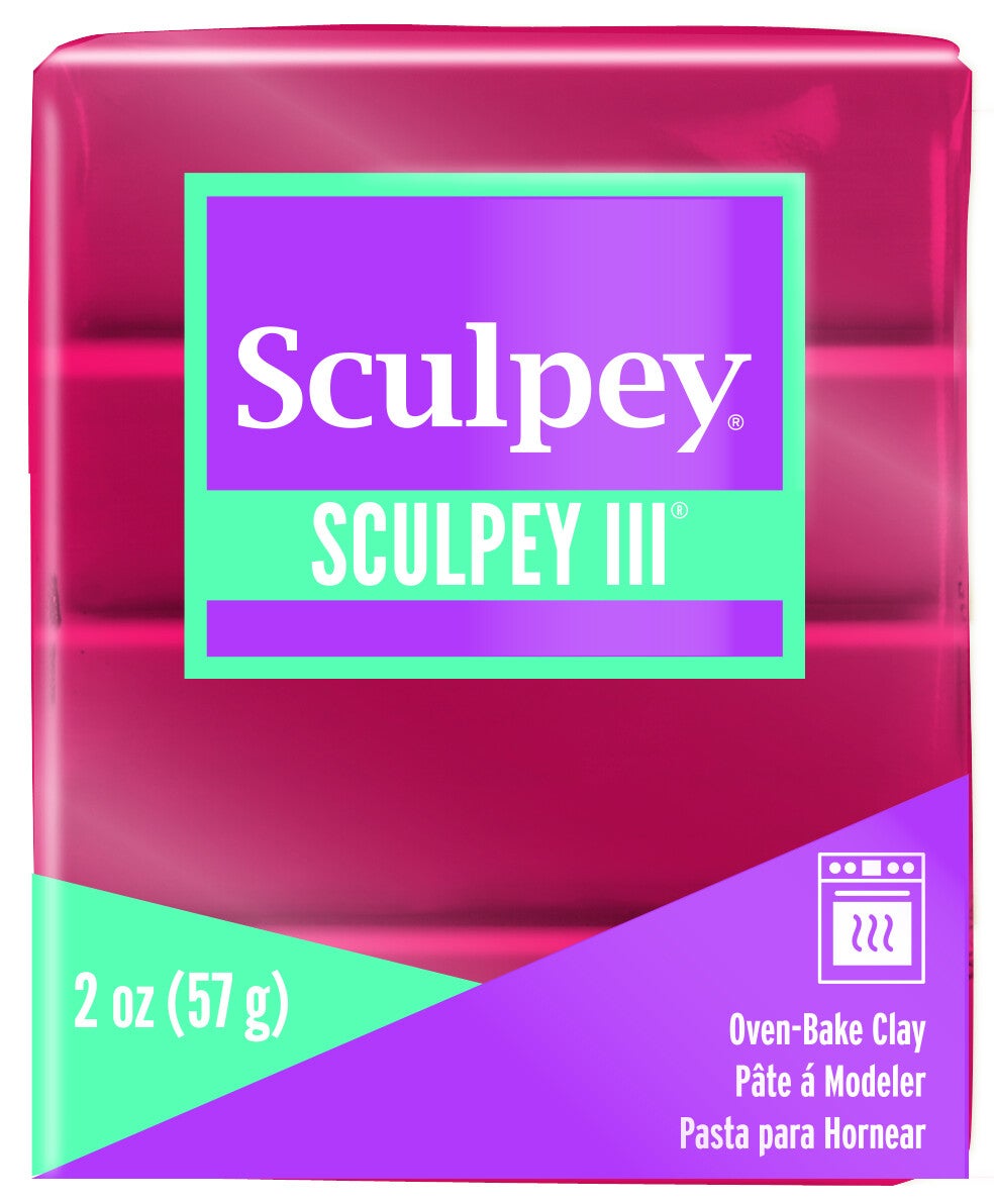 Sculpey III -- Deep Red Pearl (1140)