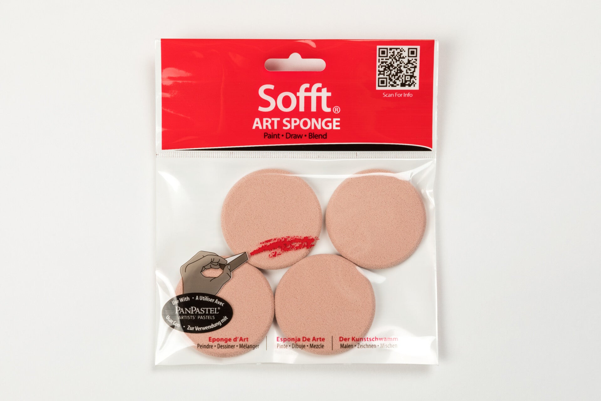 Sofft Art Sponge Round (4) 61042