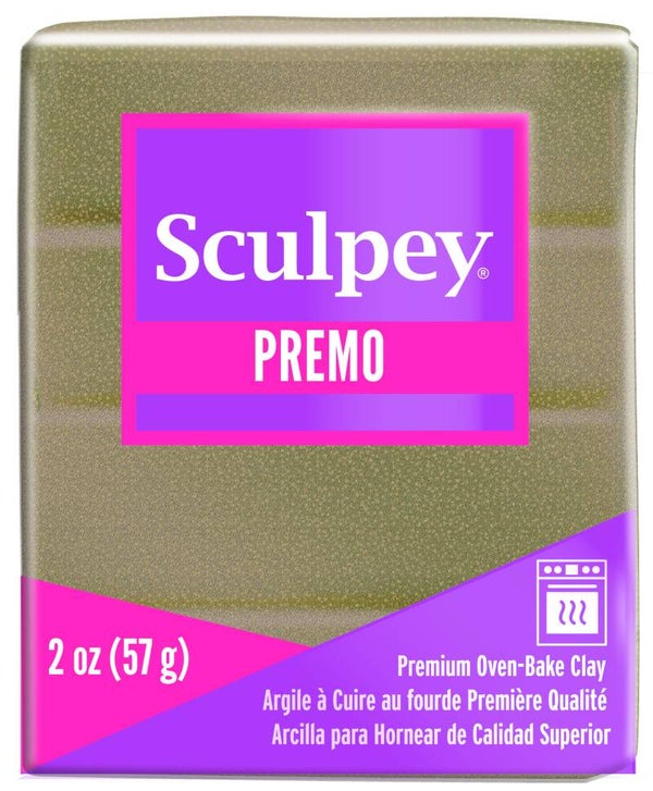 Sculpey Premo -- Yellow Gold Glitter (5147)
