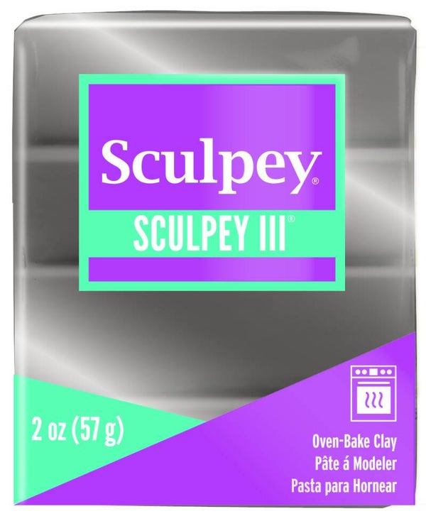 Sculpey III -- Silver (1130)