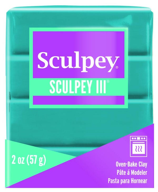Sculpey III -- Teal Pearl (1139)