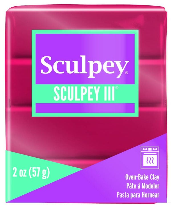 Sculpey III -- Deep Red Pearl (1140)