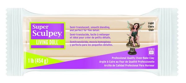 Super Sculpey Living Doll -- Light 454 gr. (ZSLD3)